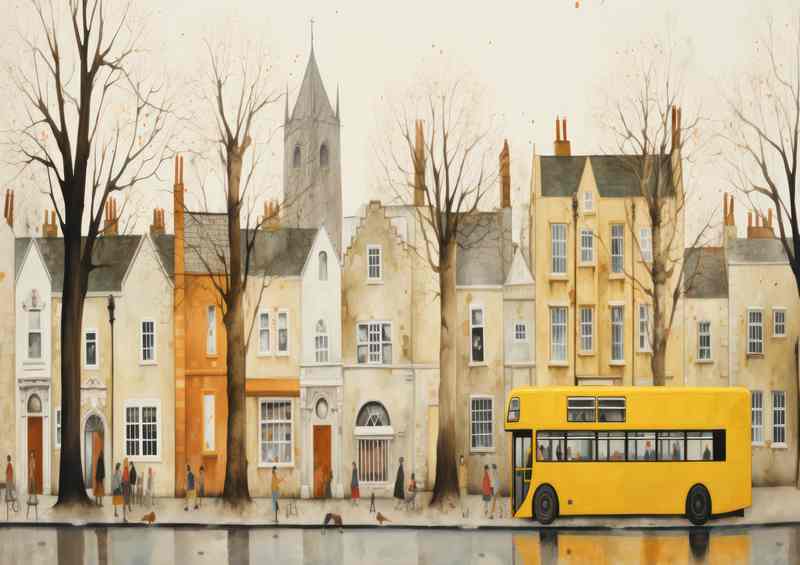 Whimsical town Dreams Quirky Fantasy Revealed | Metal Poster