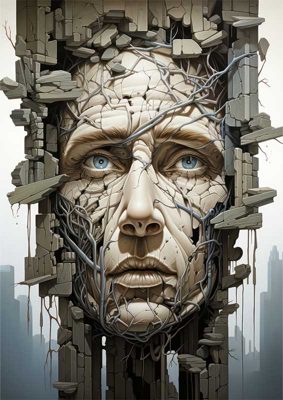 Electric Ephemera Fleeting Moments in Vibrant Surreal Art | Canvas