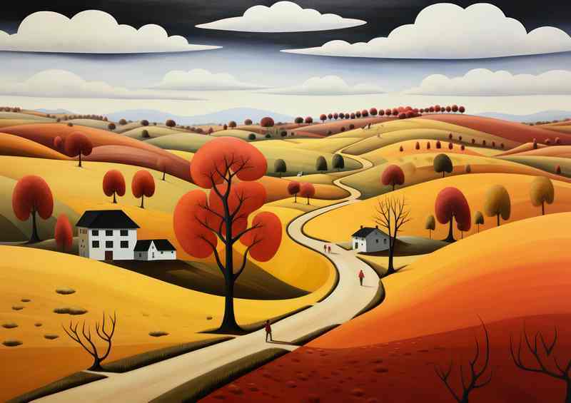 Dreamy Countryside Serenity | Di-Bond