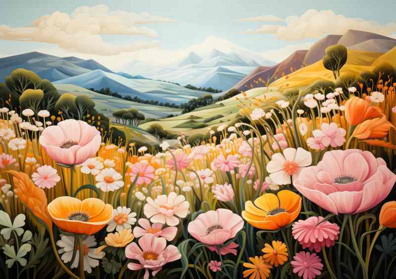 Dreamy Enchantment Whimsical Visions of Hills | Canvas
