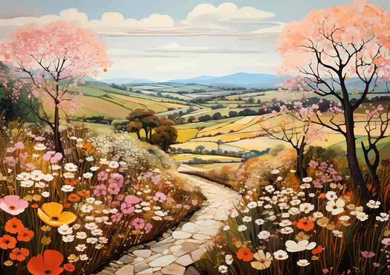 Elegance Enchanted Views Countryside Charm | Canvas