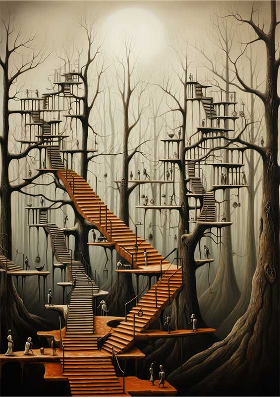 Mystic Mandalas Geometry Meets Abstract Art | Poster