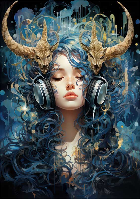 Neon Nightmares Bright Hues in Surreal Scenes | Poster