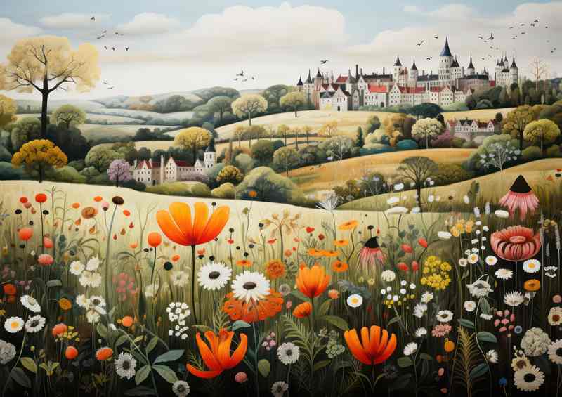 Whimsical Serenity Countrysides Enchanted Pastoral Scenes | Canvas