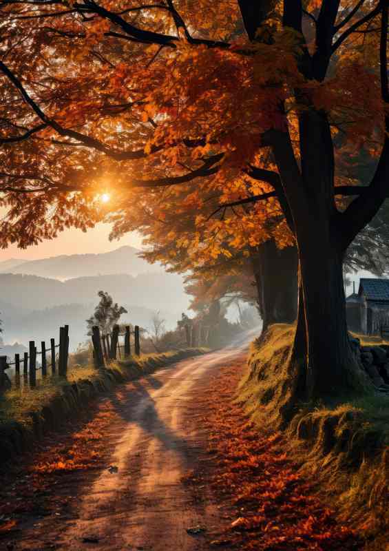 Charming Village Landscape | Canvas