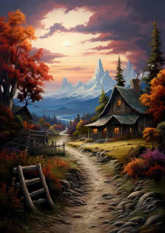 Whispering Countryside Balance On The Farm | Canvas