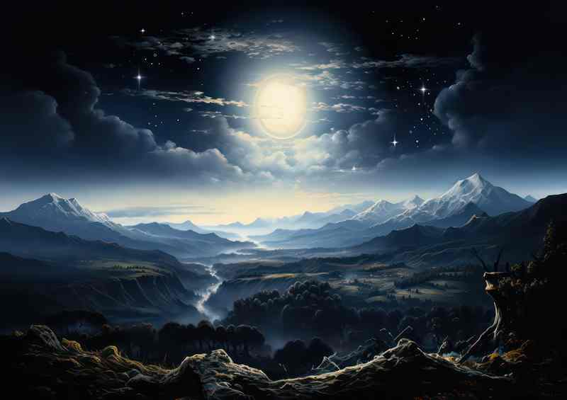 Mountain Galaxy | Poster