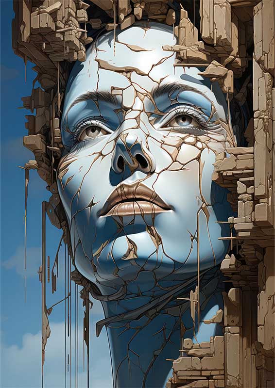 Spectrum of Imagination Surrealism Unleashed | Metal Poster