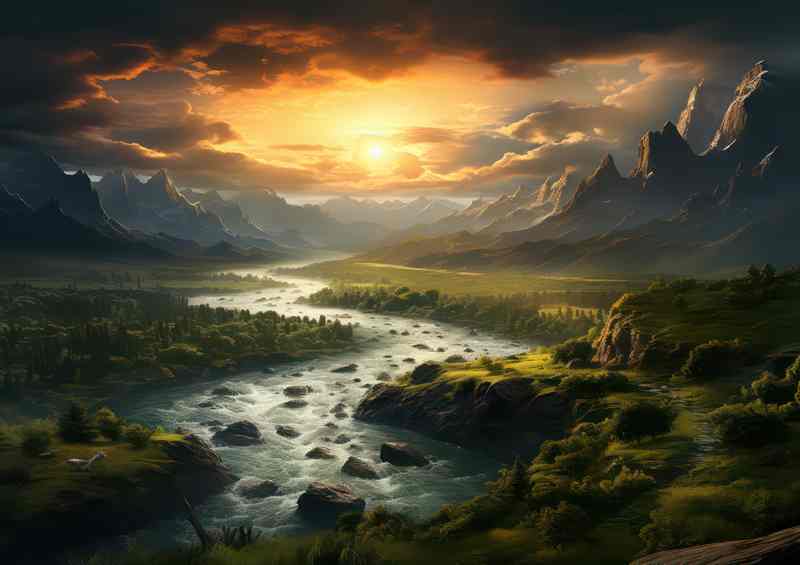 Rolling River | Canvas