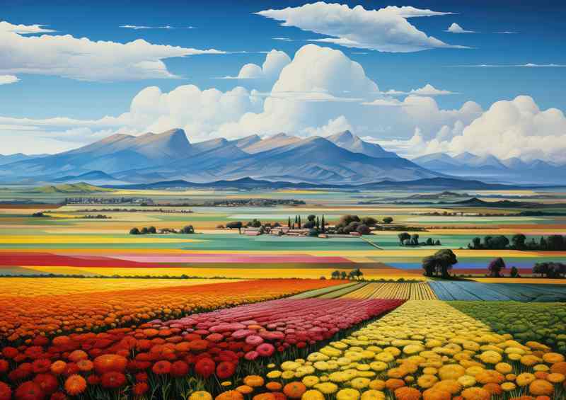 Whimsical Fields of Colour | Canvas