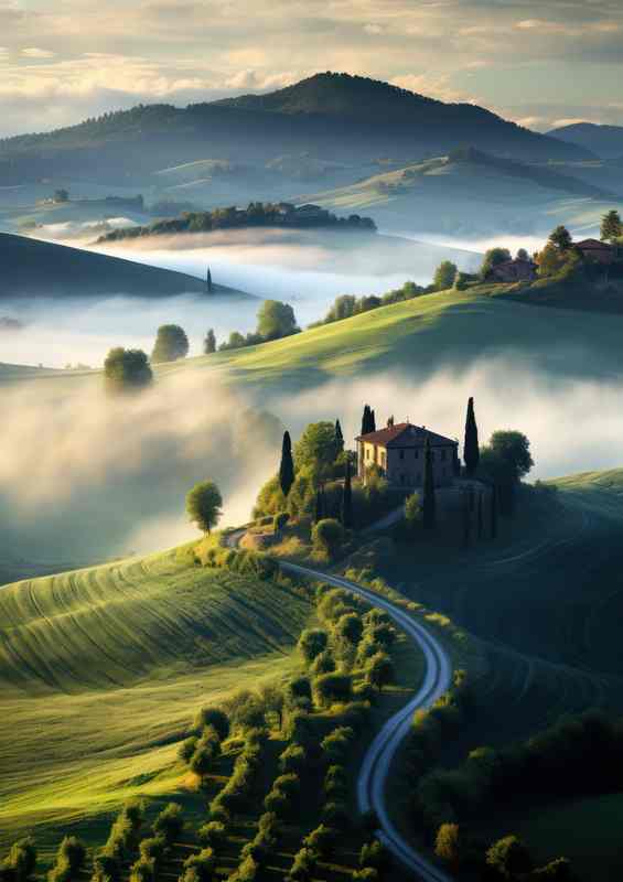 A beautiful Morning In Tuscany | Canvas