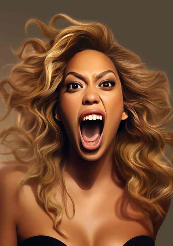 Caricature of Beyonce | Di-Bond