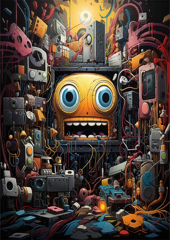 Technicolor Fantasies The Beauty of Surrealism | Metal Poster