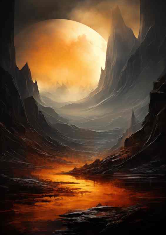 Lunar Walks in The Mountains | Di-Bond