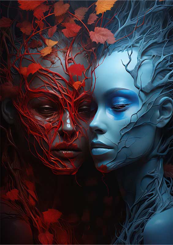 The Radiant Realm Bridging Colors and Emotions | Poster