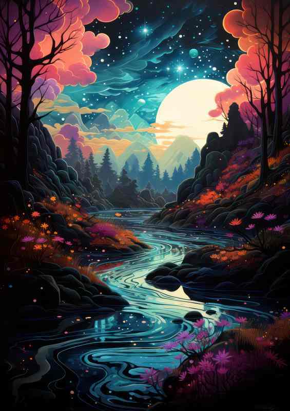 The Enchanted waters | Canvas