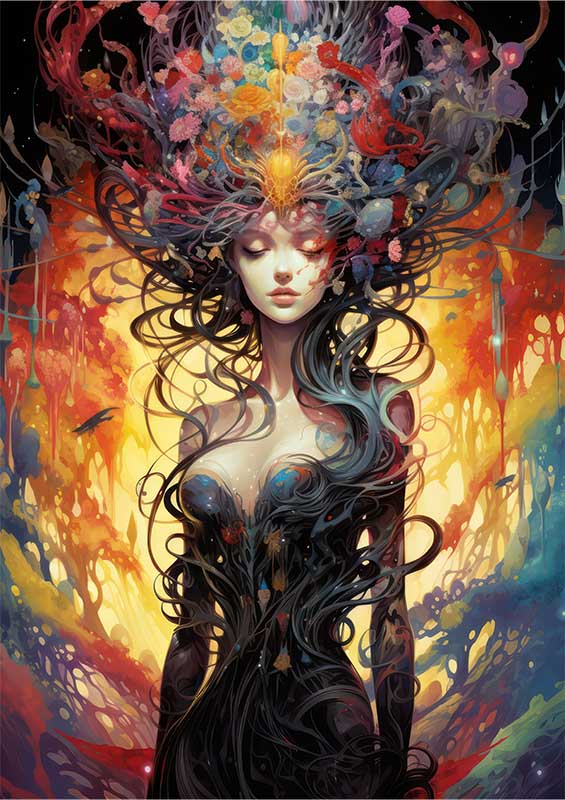 Whimsical Dreams A Dive into Vibrant Surrealism | Poster