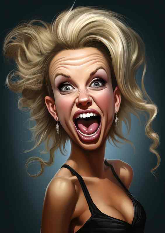 Caricature of Britney spears | Poster