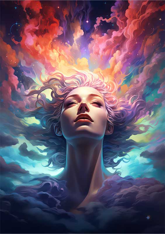 Whimsical Waves The Dance of Colors and Forms | Poster