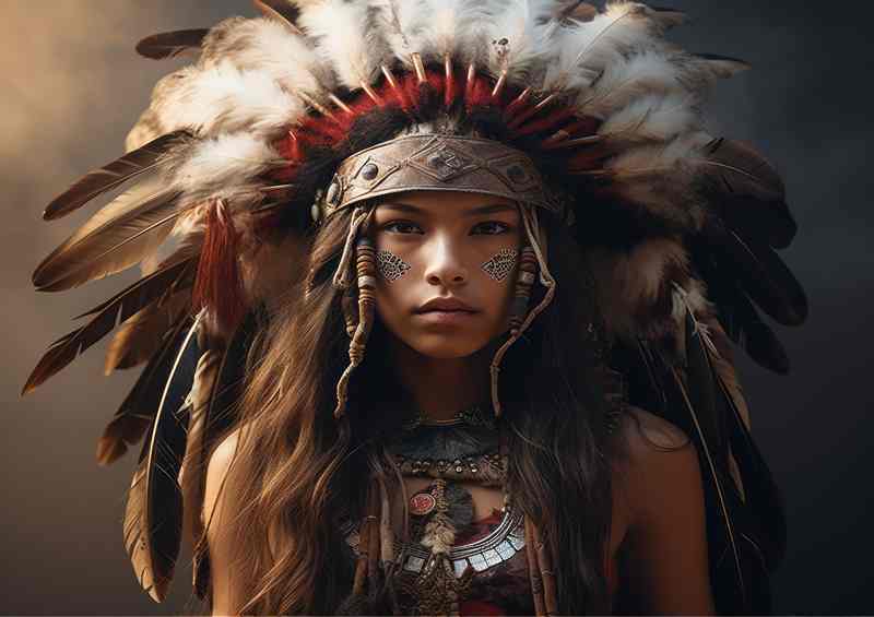 Indigenous Insights Native Indians | Metal Poster