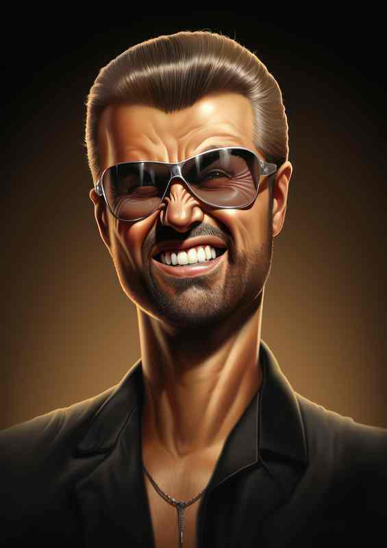 Caricature of George Michael | Canvas
