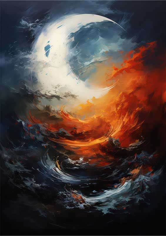Abstract Art for Beginners Dive into the Unknown | Poster