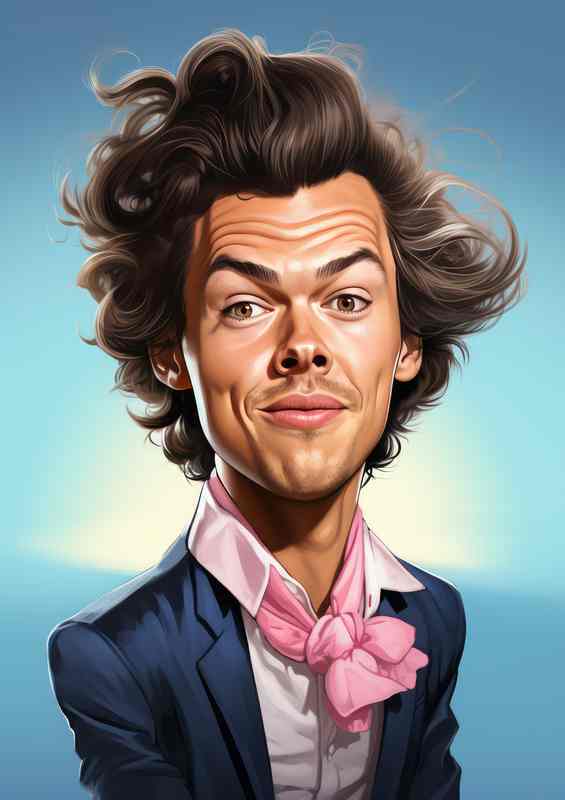 Caricature of Harry styles | Canvas