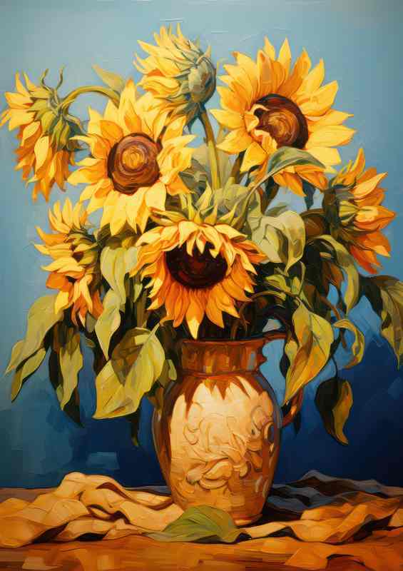 Bountiful Blooms Standing Tall | Metal Poster