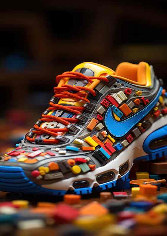Colorful Footwear Creations Spark Artistic Imagination | Poster
