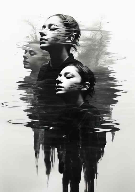 Faces in the mist | Canvas