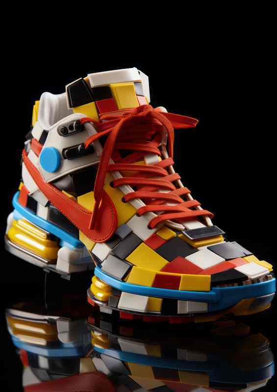Footwear Fantasy Colorful Trainer Art Showcase | Canvas