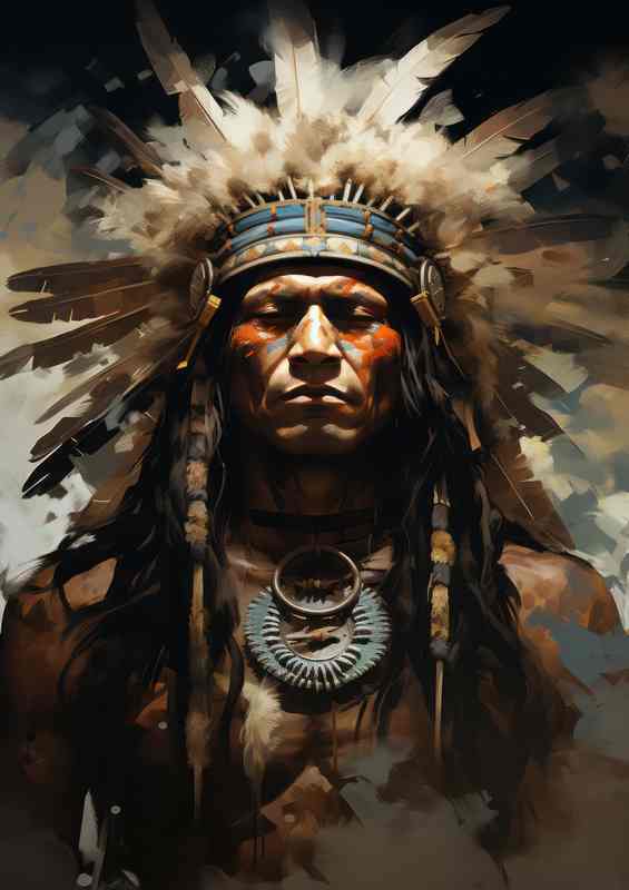 Native Indian Legacy Shining Through History | Poster