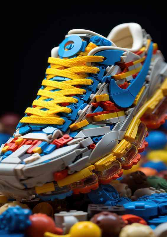 Rainbow Trainer Artistry Steps into Fashion | Metal Poster