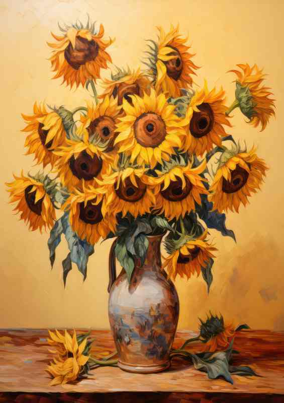 Sunflower Fields Bloom in Radiant Harmony | Canvas