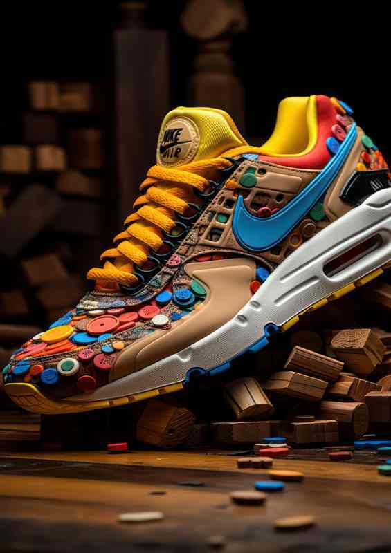 Vibrant Footwear Visions Dance on Canvas | Canvas