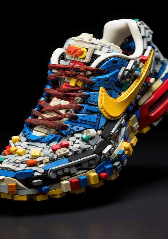 Walking Canvas Colorful Sneaker Art Exhibits | Canvas