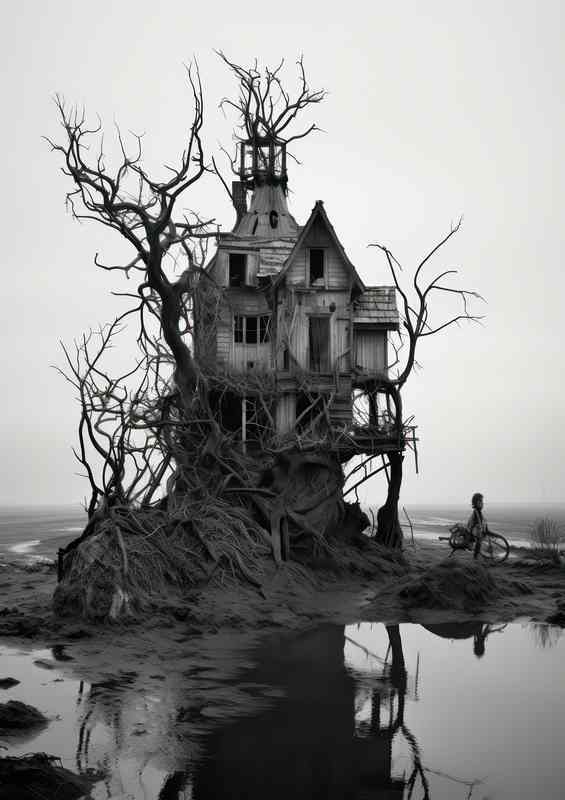 Whimsical Tree Home Blends into Canopy | Canvas