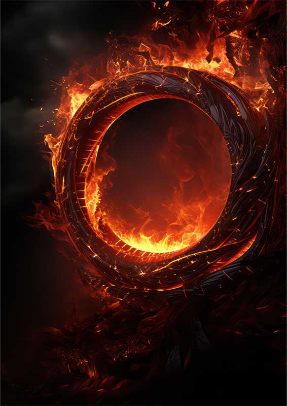 Abstract Exploration: Flame Fire Di-Bond Expedition