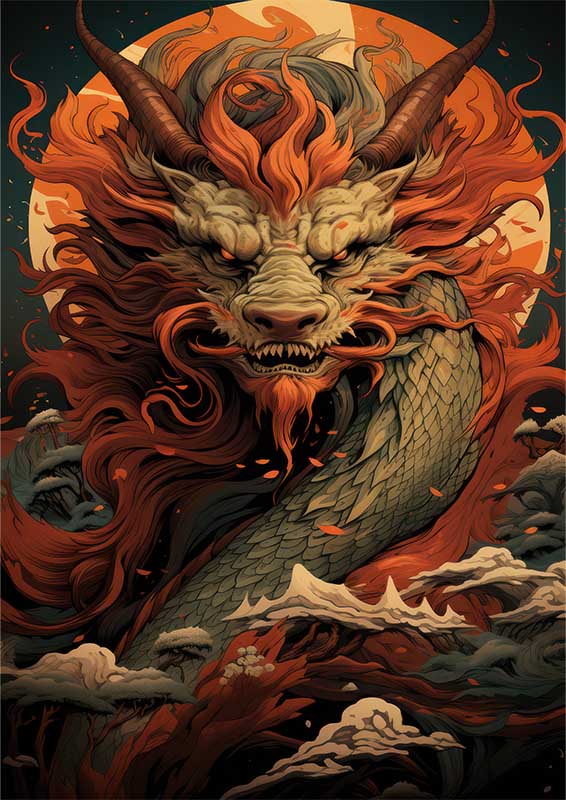 Dragon ball Dragon cartoon style | Di-Bond