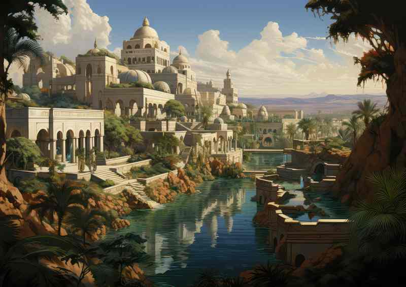 Heavenly Haven Grandeur of the Gods | Metal Poster