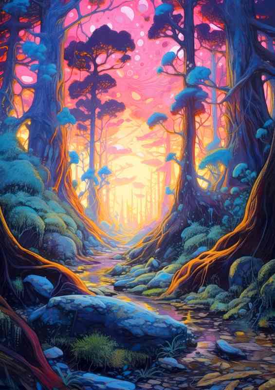 Opaline Oasis | Canvas