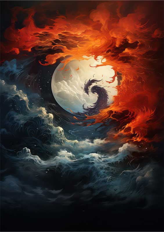 The Heart and Soul of Non Objective Artistry yin and yang | Poster