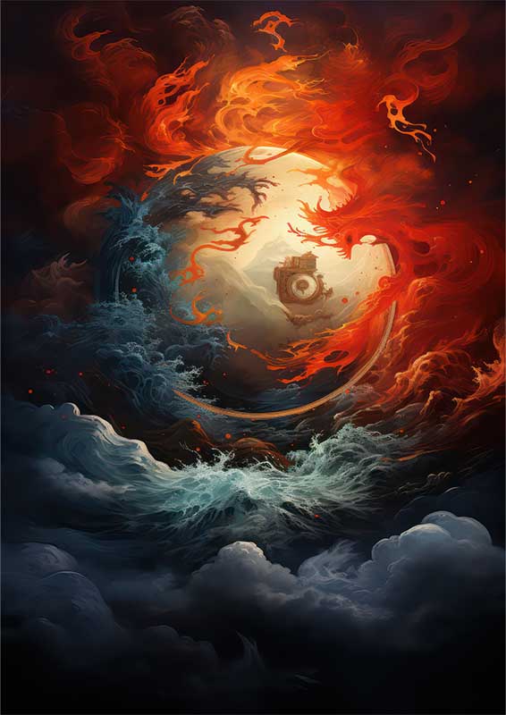 Serenity In Motion Metal Poster