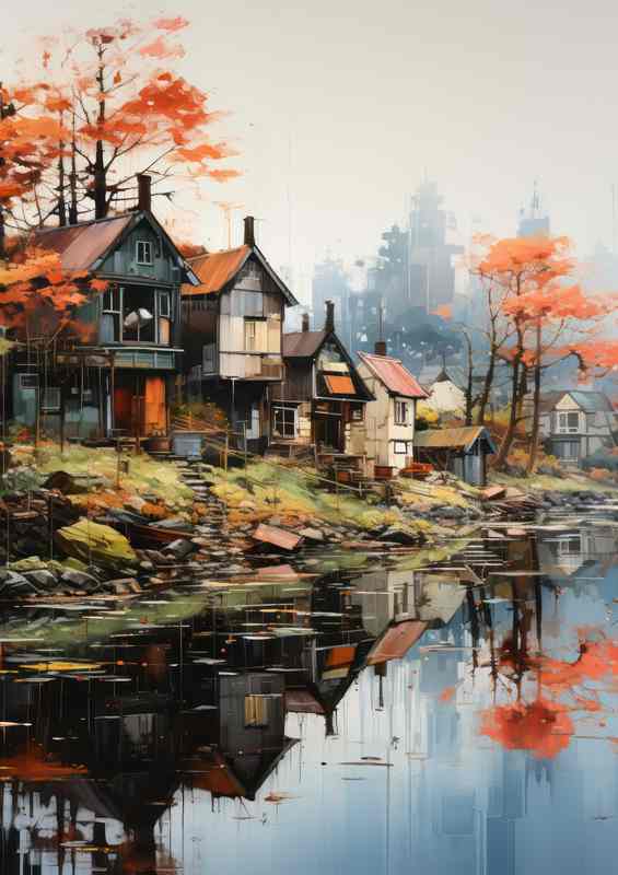 Timeless Journey River Winding Through Natural Splendor | Di-Bond