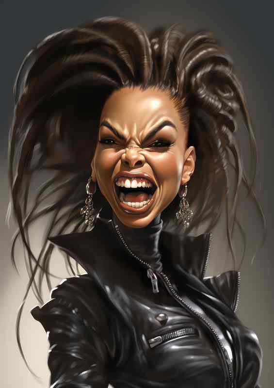 Caricature of mel b | Di-Bond