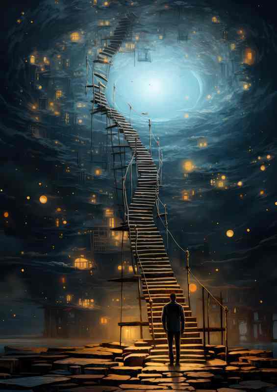 What a mystical view | Metal Poster