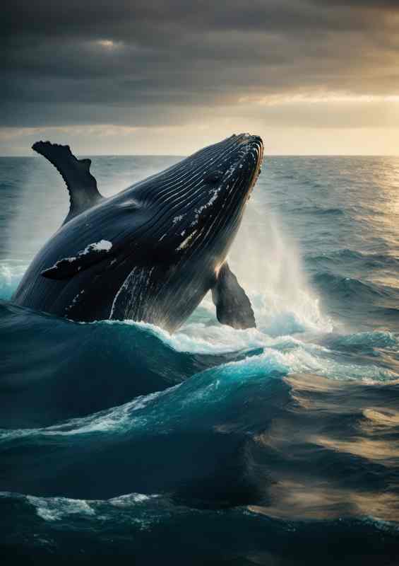 A Whale of A Time | Metal Poster