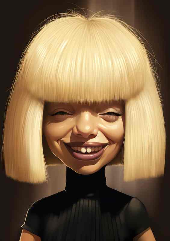Caricature of sia | Poster