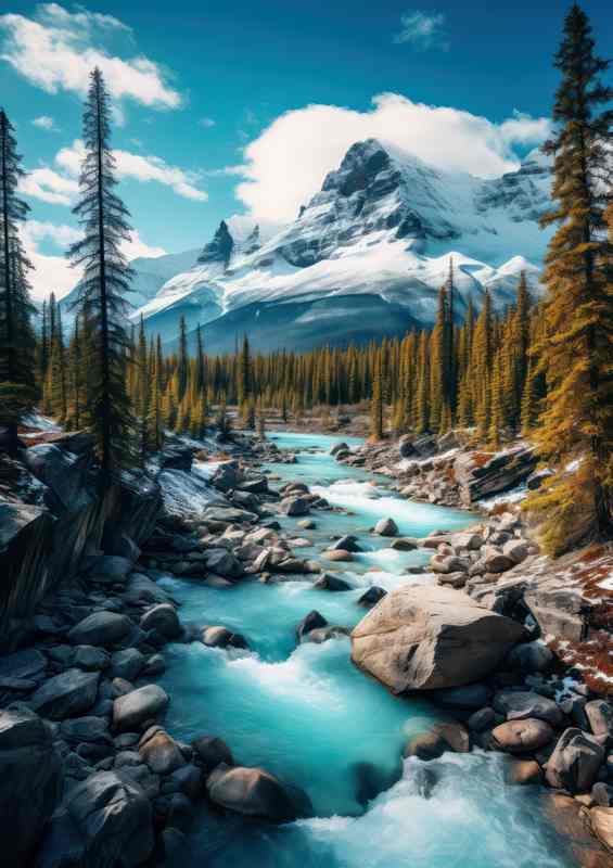 Emerald Oasis Canadian National Park | Canvas