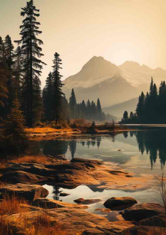 In The Shadow of The Mountain Range | Poster